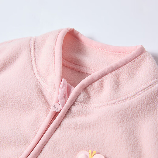 Disha Children's Clothing Girls Vest 2025 Autumn and Winter Children's Polar Fleece Jacket Baby Vest Pink 130