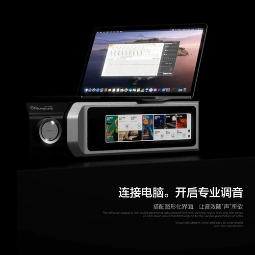 ON HONEYCOMB H5 pre-effector professional karaoke reverberator KTV microphone anti-howling Bluetooth digital audio processor equalizer H5 (Silver Label) + M5 (Silver Label) Domestic 220V