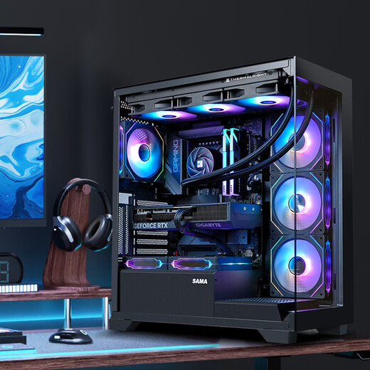 Jingtian Huasheng AMD R7-7800X3D/RTX5070 12G/32G/1TB/Game Desktop Computer Host Desktop National Subsidy 20%