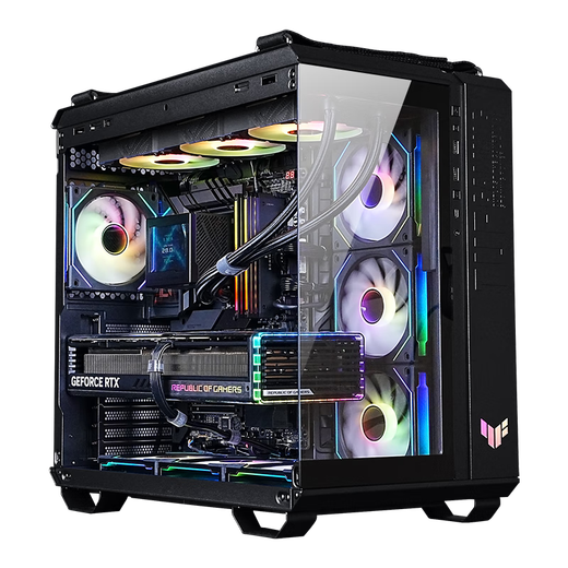 ASUS family barrel 14700KF/265KF host 5060Ti/5070Ti/5080 ammunition depot ROG family barrel desktop computer host live broadcast design chicken assembly machine U7 265KF+RTX5070Ti | Configuration seven