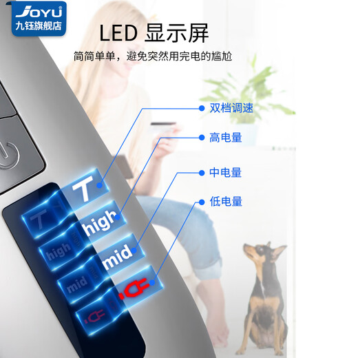 Jiuyujoyu Jiuyu Electric Pet Nail Grinder Cat Parrot Rabbit Small Dog Nail Grinder Mouth Grinder N9-LED Display-Pearl White (Small Dogs and Cats)
