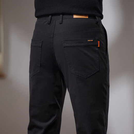 Wear-resistant and durable casual pants men's new spring and autumn thin men's pants loose straight business versatile men's pants 258 khaki high quality 32 recommended 130-140 Jin Jin equals 0.5 kg