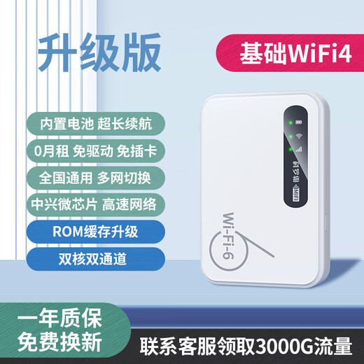 Xiaoyi gratis un año de tráfico wifi portátil 5g tráfico ilimitado 2025 wifi portátil nueva red móvil wifi inalámbrica wi-fi6 tarjeta de red portátil tráfico a nivel nacional versión mejorada doble núcleo doble canal gratis 3000G 3000G/mes*1 mes