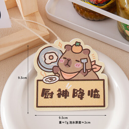 HAIBUS thickened compressed dishwashing wood pulp sponge absorbent magic wipe non-stick oil sponge brush durable scouring pad dishwashing artifact cartoon compressed dishwashing cotton 3 pack