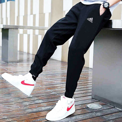 Adidas (adidas) pants men's pants 20 autumn black basketball trousers leggings sweatpants trendy GP1013 GK9226 2XL 195-215Jin Jin is equal to 0.5 kg