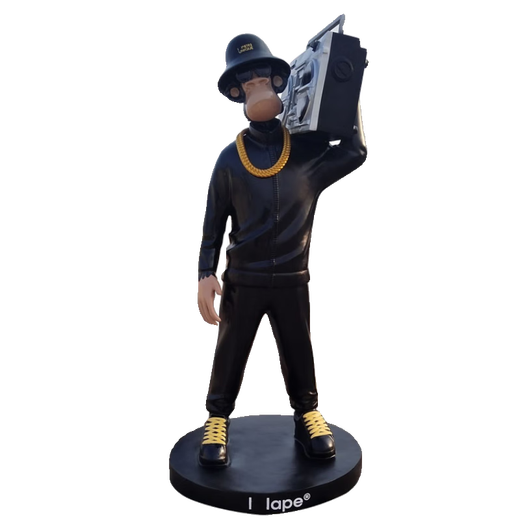 Customized Fiberglass Cartoon Character Statue Landscape Garden Decoration Welcome Character Customized Cartoon Sculpture Customized Formulated Golden Picture