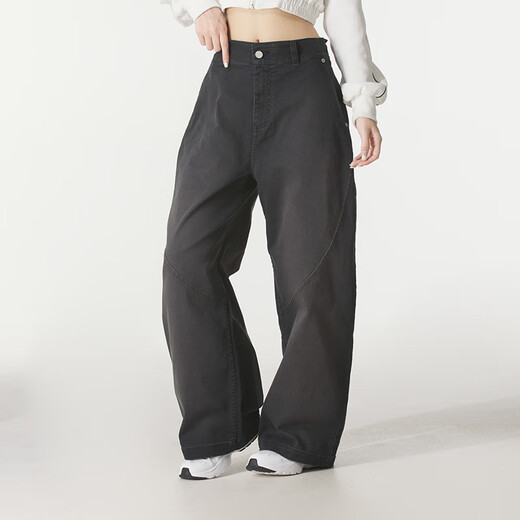 Nike (Nike) Frauenhose 2025 neue Sommersporthosen trendy und modische Freilufthose Casual Hosen bequem atmungsaktive, gewebte lange Hosen HQ9194-010 xs