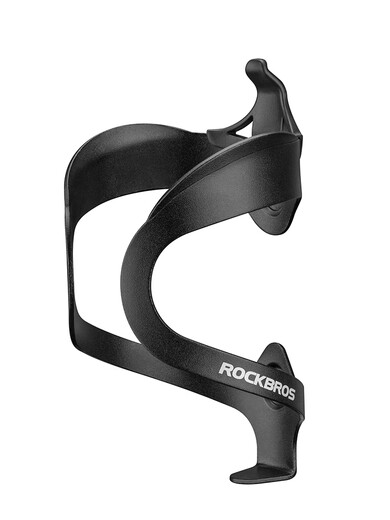 ROCKBROS one-piece aluminum alloy water bottle cage bicycle water bottle cage mountain bike water cup holder riding accessories telescopic red (adjustable water bottle cage size)