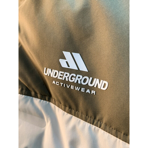 QIANJI winter large size down jacket men's stand collar loose color matching warm jacket 2025 new velvet thickened bread coat khaki L Recommended weight 120-140 Jin Jin equals 0.5 kg Wear