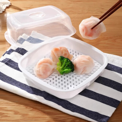 Home Story Japanese imported microwave steamer household microwave steaming box kitchen heating steamed buns special utensil steaming bowl