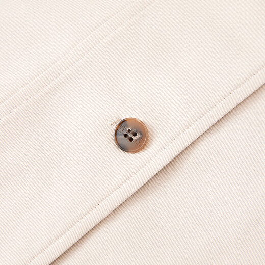 Xiangying Lapel Windbreaker Women's Mid-Length 2026 Spring New Lyocell Contrast Color Splicing Small Casual Jacket Camel S