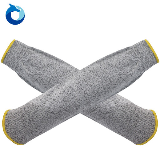 Handun HD-SF08-7747 10-pin anti-cut and wear-resistant arm guards (HPPE, gray, wrist closing, 10 pairs/pack) 1 pack