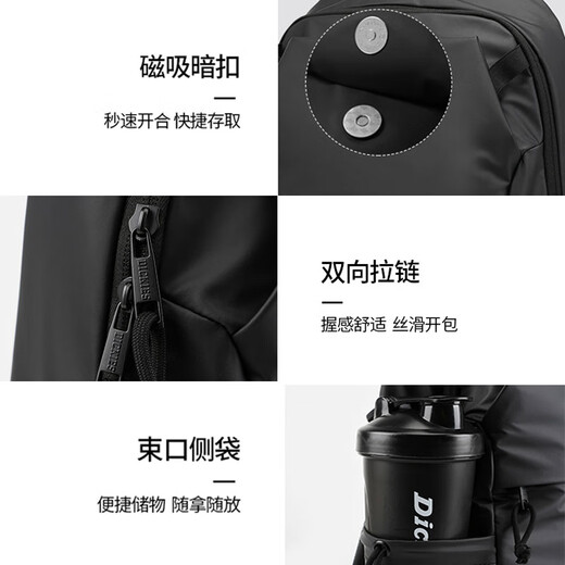 Dickies Backpack Computer Bag Men's and Women's 15.6-inch Business Backpack Commuting Travel Bag Notebook School Bag 2025