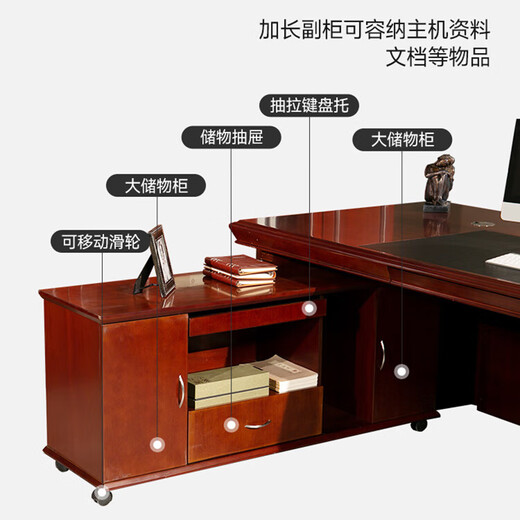 Shenglang boss desk desk leader executive desk manager supervisor desk office executive desk 1.6 meters single table