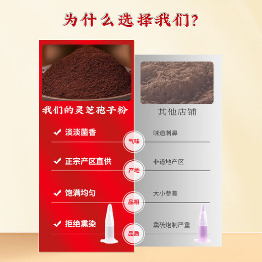 
Yushu Organic Ganoderma lucidum spore powder 100g spore powder Changbaishan Ganoderma lucidum spore powder Ganoderma lucidum powder