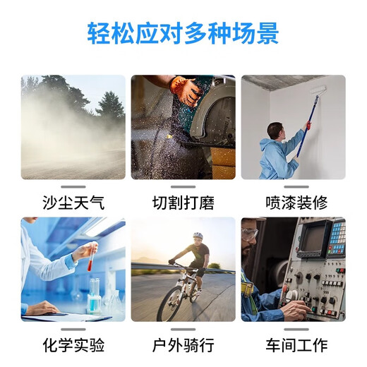 Ustin fully sealed goggles, anti-fog, four-bead, transparent, anti-impact, windproof and sand-proof labor protection, can be worn with myopia glasses