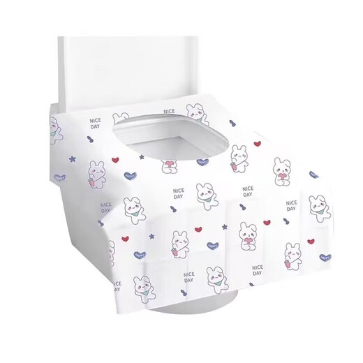 Kitchen and Bathroom Accessories Kitchen and Bathroom Disposable Seat Cushion Full Covering Hotel Toilet Separator Thickening Kitchen and Bathroom Accessories Toilet Mat 10 pieces