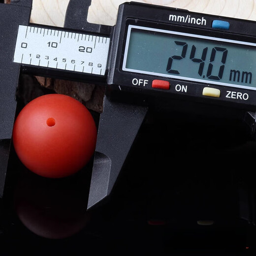 DL 1998 Fat Donglai same style red agate single bead Baoshan loose beads south red with beads round beads full meat bracelet accessories star and moon bodhi 18mm