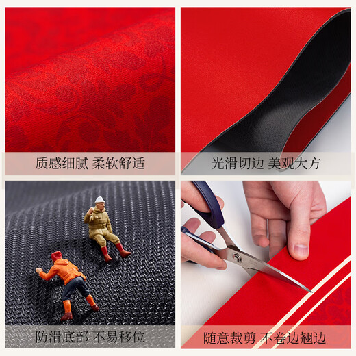 玄关地毯蓝色入户门地垫进门口硅藻泥吸水速干家用脚垫加厚可定制 福馨-NA-12178 120*140cm【加厚硅藻泥】