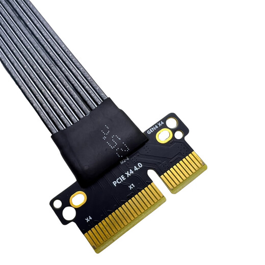 Yue Changsheng PCIE4.0 X4 to U.2U.3 solid state drive GEN4 4x high-speed silver-plated adapter cable U2U3 45A 45ABZ-30CM