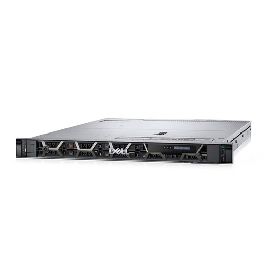 Dell PowerEdge R450 1U Rack Server Host de doble canal de alto rendimiento Base de datos de almacenamiento Virtualization Server 1 Silver Medal 4310 12 núcleos 2.1g 丨 Batería única 128g Memoria 4*4T EMPRISIO 丨 H755