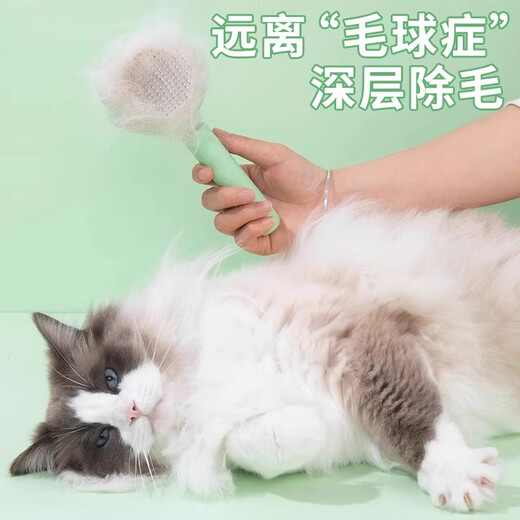 Amore pet dog comb cat hair comb pet teddy comb special cleaning artifact pin row comb puppy supplies straight row comb