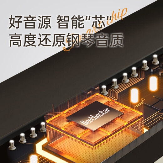 Beethostar B101 electric piano with 88 heavy hammer keys, adult and children's electronic piano for beginners, entry-level home professional grade ten test, B100 elegant black, recommended for beginners + 88 gravity keys, standard configuration