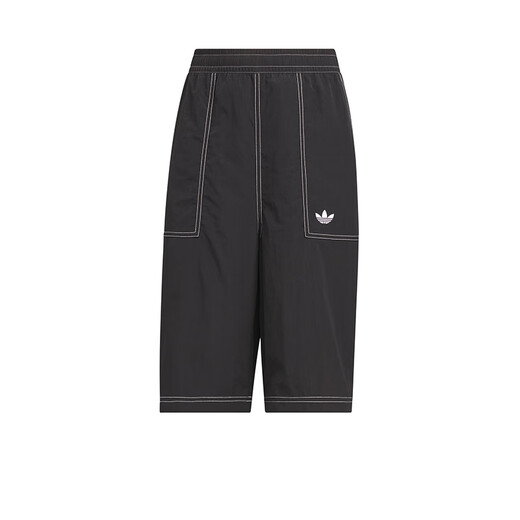 
Adidas (adidas) children's clothing 25 summer children's shorts Clover men and women medium-sized children's woven twill sports five-point pants KG6629 KG6629 black 150 (tag 152)