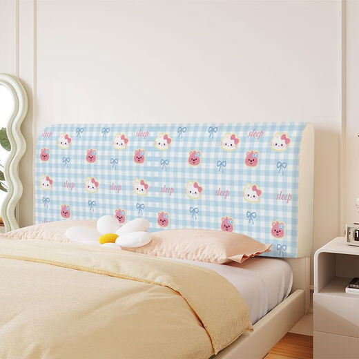 Vinoa Nachttischbezug 2025, elastischer All-Inclusive-Nachttischbezug, Prinzessinnen-Bettrückenlehne, weicher Bezug CTZ3892, Nachttischlänge 160 cm