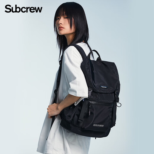 Subcrew trendy brand new student schoolbag men computer backpack casual large capacity travel backpack women black