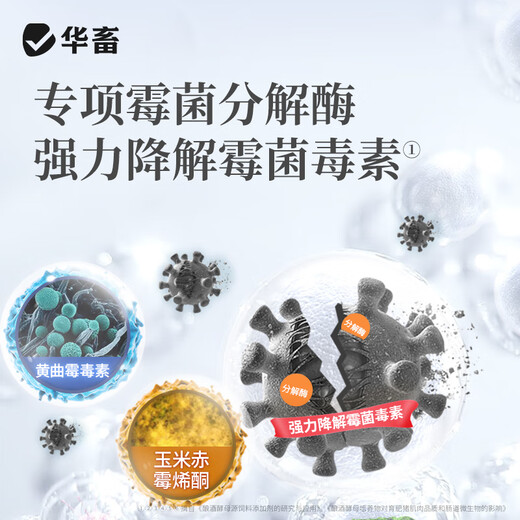 Huaxiu veterinary mold removal agent for sows, pregnant livestock, pigs, cattle, sheep and poultry corn liquid mold removal net feed additive 1 bottle new liquid mold removal 1000ml/bottle