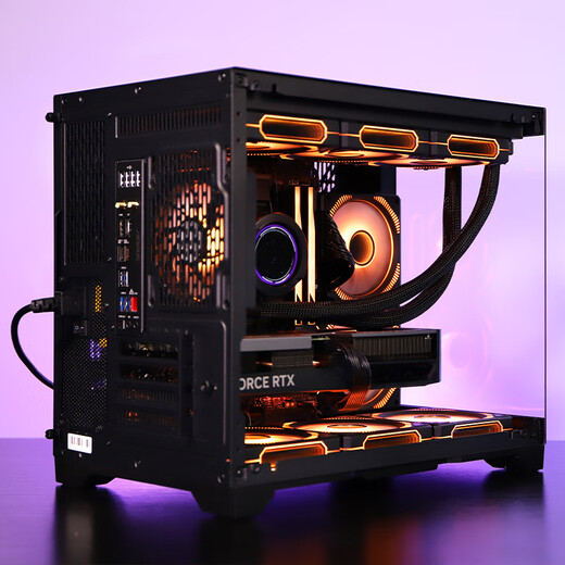 AMD R7 9800X3D host/7800X3D complete machine/RTX5060 5070TI 5080 graphics card desktop computer complete machine sea view room assembly machine thousand frames e-sports package one 7800X3D+RTX5060