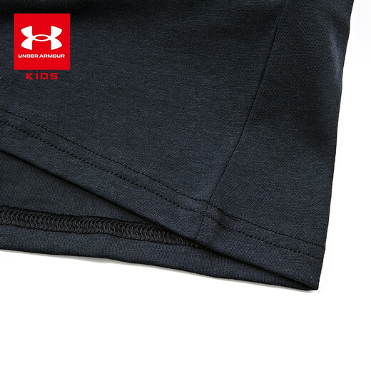 Under Armor Curry Series Boys' Casual Sports Round Neck Short-Sleeved T-Shirt Children's Clothing Summer Short-Sleeved T1390410 Black