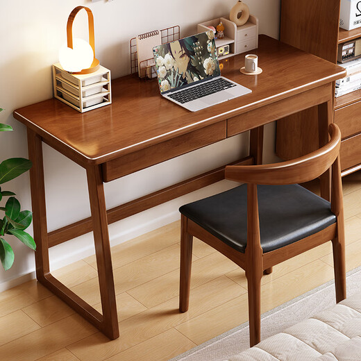 Jiayi solid wood desk computer table modern minimalist office desk bedroom with drawer study table writing table