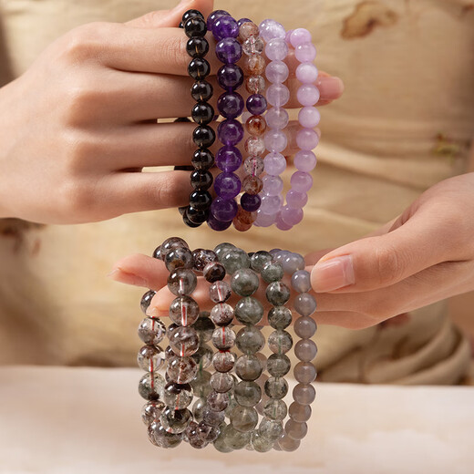 Saturday Blessing Crystal Bracelet Chalcedony Agate Women's Bodyguard Birthday Gift Vermilion Agate-Enhance Confidence 17cm