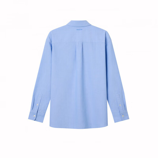 HAZZYS women's clothing autumn women's commuting capable plain long-sleeved shirt for women ASCSK1CCX01