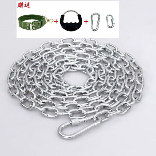 Li Haojia Dog Chain Anti-bite Iron Chain Large Dog Leash Golden Retriever German Shepherd Medium Dog Leash Native Dog Iron Chain Iron chain thickness 2.5mm recommended 15Jin Jin equals 0.5kg Inner dog 2 meters long
