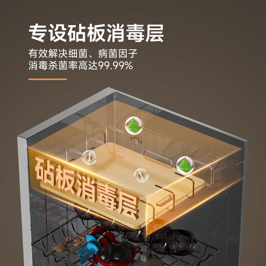 Canbo Disinfection Cabinet Household Stainless Steel Vertical Large Capacity Baby Bottles and Tableware High Temperature Two-Star Hot Air Disinfection Cupboard National Subsidy XDZ160-LC3M