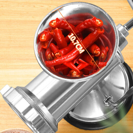 Fully suitable manual meat grinder, multi-functional household sausage enema machine, hand-cranked vegetable food supplement grinder, stuffing and mincing machine, suction cup type