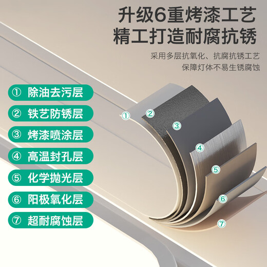 Four Seasons Muge (MICOE) Lighting LED Living Room Lamp Package Bedroom Ceiling Lamp Restaurant Zhongshan Lamp Nordic Post-Modern Lamp Recommended-100W Puri Light Source Three-tone Lighting 80cm (Next Day Delivery)