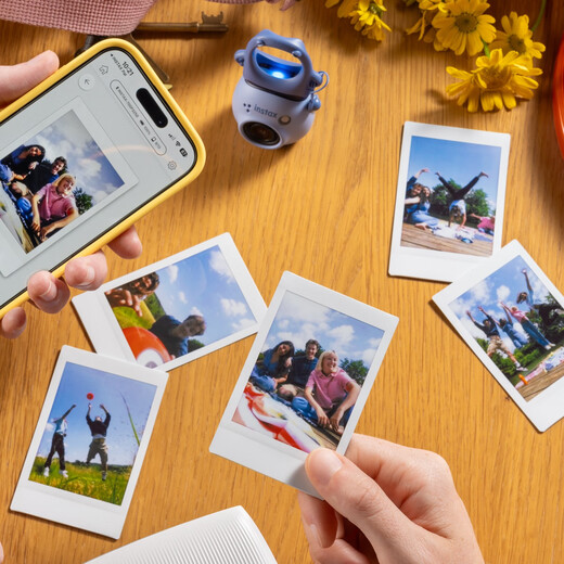 Fuji (FUJIFILM) instant camera photo paper 3-inch mini film mini SE/12/41/99/liplay/evo/link 3/7+/8/9/11/25/40//90/SP2 photo paper, 20 white edges + vibrant photo album + photo album + storage box * 2 + border stickers * 2