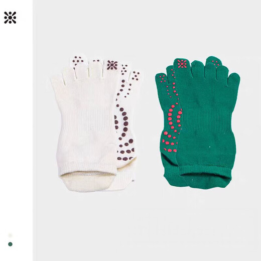 Permu BLOOM Pilates training set yoga ball fascia ball indoor silicone pattern non-slip yoga socks indoor unlimited white + elegant white 20cm