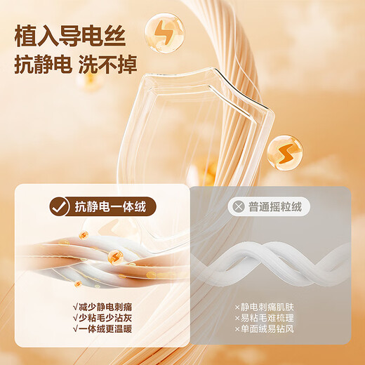 Minibala (minibala) hooded jacket for boys and girls, baby anti-static polar fleece plush raglan sleeve embroidered top 2025 autumn new product