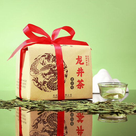 West Lake brand 2025 new tea launched green tea Mingqian special grade Longjing tea traditional paper bag 250g spring tea Hangzhou Tea Factory