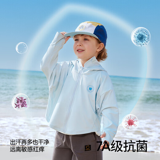 Betis Liangdun Children's Sun Protection Clothing 2025 New Ice Silk Skin Clothing Anti-UV Breathable Parent-child Sun Protection Clothing for Boys and Girls