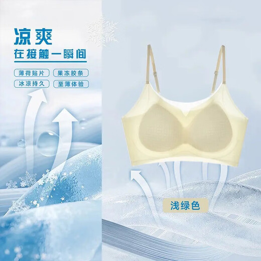 Victoria's Style 2025 Spring and Summer New Spring and Summer Style Breathable Silk Silk Jelly Beautiful Back Back Back Cup sin traza 9902 CHAMPAGNE SKIN M (90-115Jin [Jin es igual a 0.5 kg])