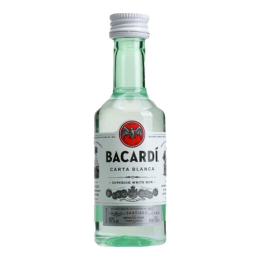 野格（JAGERMEISTER）小瓶洋酒 六大基酒  威士忌 白兰地 伏特加 朗姆酒 龙舌兰 金酒 bai加得白朗姆酒伴50ml*1瓶