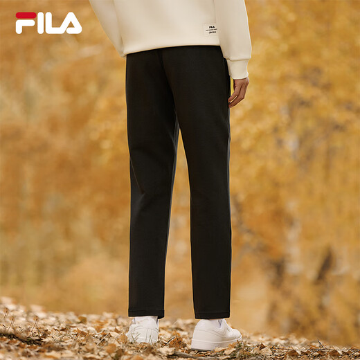 FILA official sports pants men's trousers autumn knitted straight sweatpants sports casual running pants