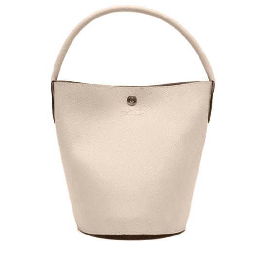 珑骧（longchamp）手提包LONGCHAMPpure徽标Logo按扣开合牛皮水桶小号女款浅卡其 基础装(包+防尘袋)