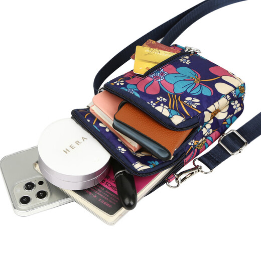 XJ2025 new mobile phone bag for women cross-body halter mobile phone bag portable wrist coin purse mom running sleeve arm rich peony four pull large size